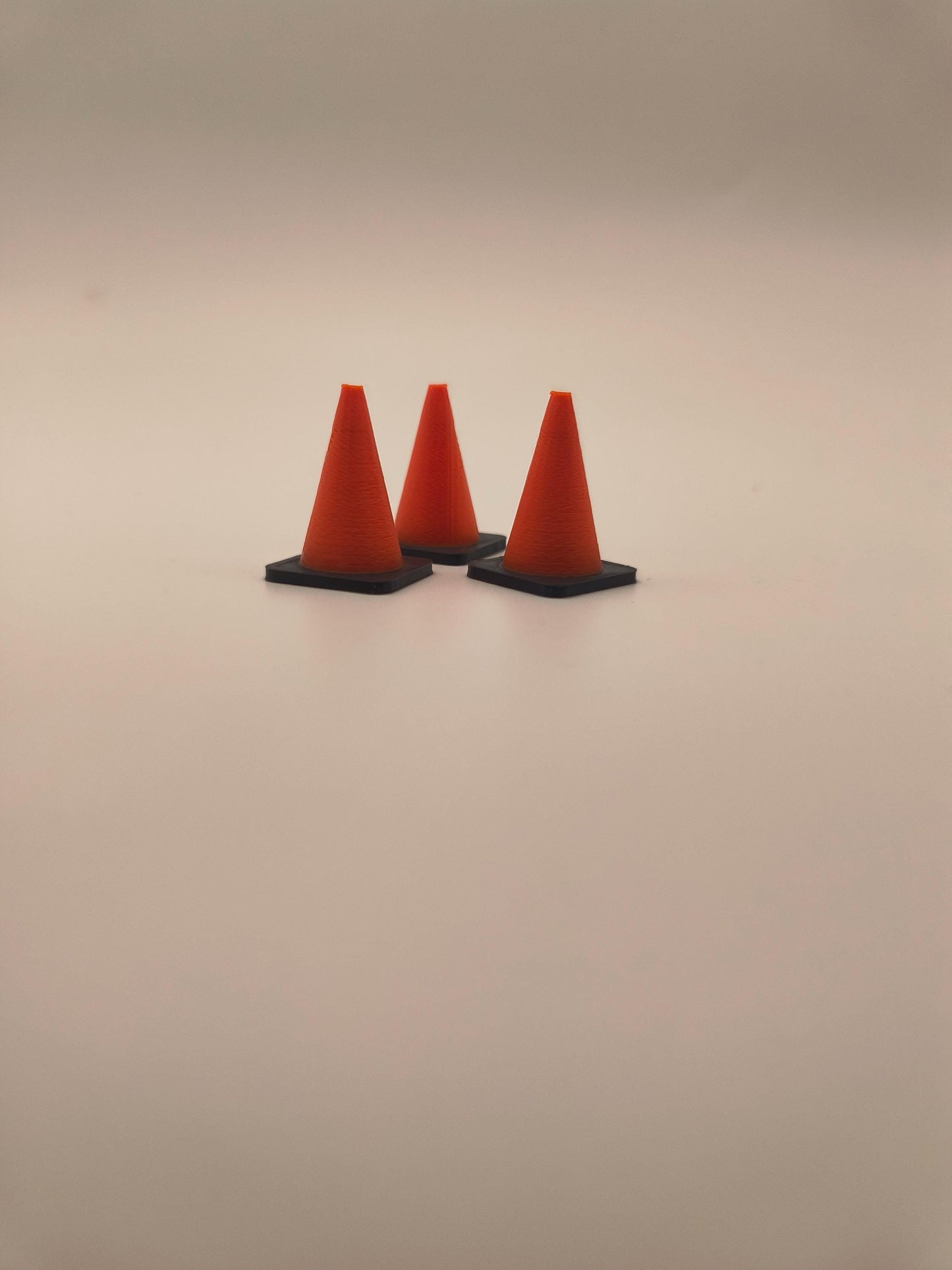 Traffic cones for Fingerboarding, RC cars, Hot Wheels etc. - 3, 6, 10 Pack